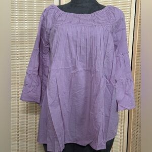 NWT Coco & Carmen Eyelet Cotton Top